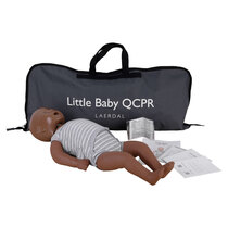 Laerdal Little Baby QCPR Training Manikin with Carry Bag - Dark Skin