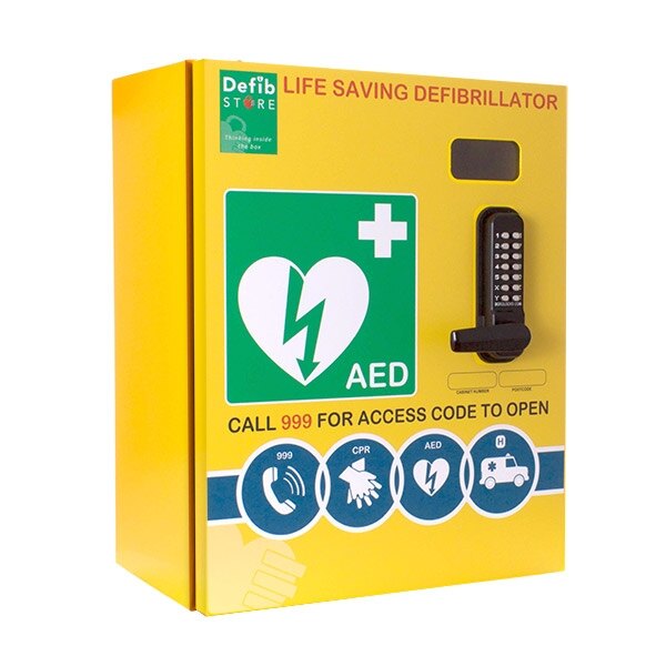 Outdoor Defibrillator Cabinet with Code Lock, Heating System and LED Light