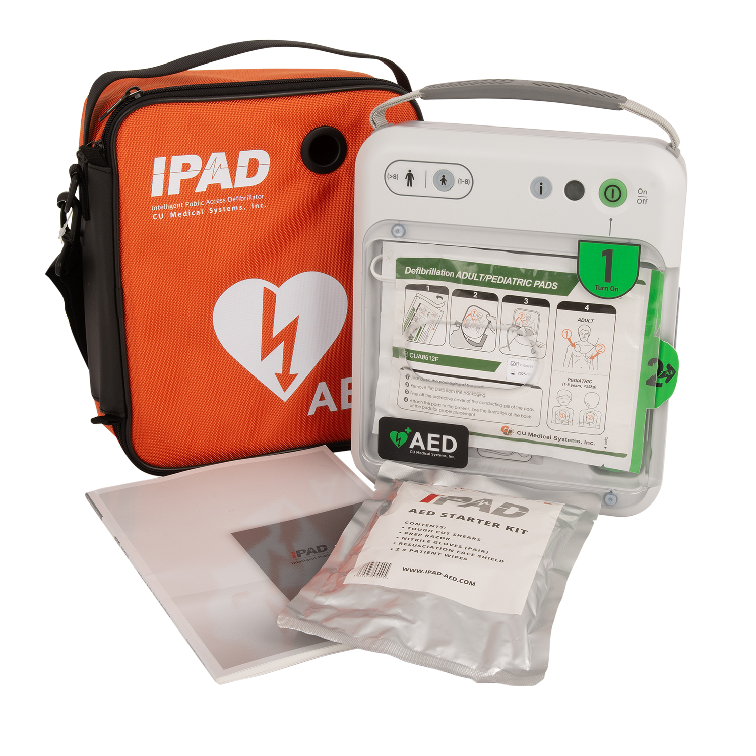 IPAD NFK200 Defibrillator with Carry Case - Semi-Automatic